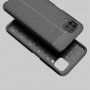 Силиконовый чехол накладка для Huawei P40 Lite с текстурой кожи
