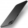 Матовый пластиковый чехол для Huawei P40 Lite с улучшенной защитой торцов корпуса, цвет Черный
