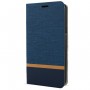 Чехол флип подставка с тканевым покрытием для OPPO A31, цвет Синий