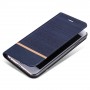 Флип чехол-книжка для Huawei Honor 9C/P40 Lite E с текстурой ткани и функцией подставки, цвет Черный