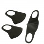 Многоразовая защитная неопреновая маска с тканевым покрытием, цвет Черный