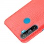 Пластиковый непрозрачный матовый чехол с текстурным покрытием Крокодил для Realme C3 , цвет Красный
