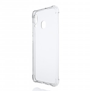 Прозрачный противоударный силиконовый чехол для Samsung Galaxy A20/A30 с усиленными углами