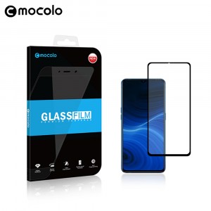 Улучшенное закругленное 3D полноэкранное защитное стекло Mocolo Realme 6/6S Черный