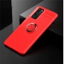 Силиконовый матовый чехол для Huawei Honor 30 с встроенным кольцом-подставкой-держателем, цвет Красный