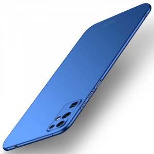 Матовый пластиковый чехол для Huawei Honor 30 с улучшенной защитой торцов корпуса Синий