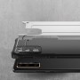 Двухкомпонентный противоударный чехол для Huawei Honor 30 Pro с нескользящими гранями и поликарбонатными вставками, цвет Черный