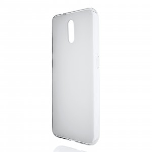 Силиконовый матовый полупрозрачный чехол для Nokia 2.3 Белый