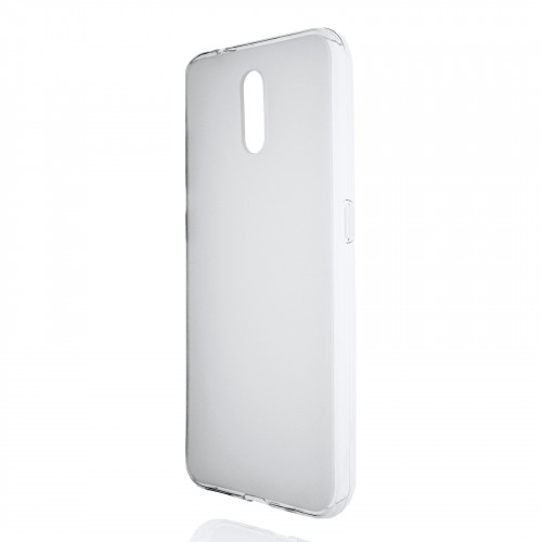 Силиконовый матовый полупрозрачный чехол для Nokia 2.3, цвет Белый