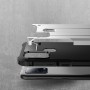 Двухкомпонентный противоударный чехол для Samsung Galaxy M31 с нескользящими гранями и поликарбонатными вставками