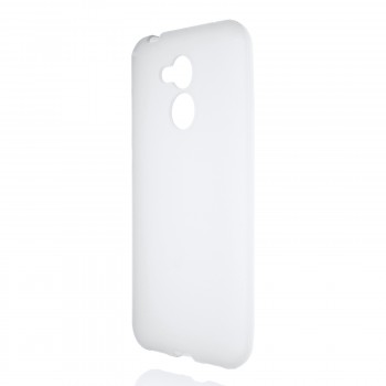 Силиконовый матовый полупрозрачный чехол для Huawei Honor 6A Белый