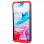 Трехкомпонентный сборный матовый пластиковый чехол для Xiaomi RedMi 8, цвет Синий