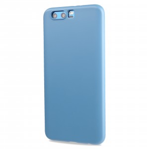 Матовый силиконовый чехол для Huawei Honor 9 с покрытием софт-тач Синий
