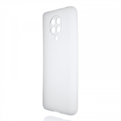 Силиконовый матовый полупрозрачный чехол для Xiaomi RedMi K30 Pro/Poco F2 Pro, цвет Белый