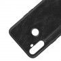 Силиконовый матовый непрозрачный чехол с текстурным покрытием Кожа для Realme C3, цвет Черный