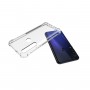 Силиконовый глянцевый транспарентный чехол с усиленными углами для Motorola Moto G8 Plus