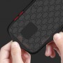 Силиконовый матовый непрозрачный чехол с полупрозрачной поликарбонатной накладкой текстура Узоры для Xiaomi Redmi Note 9 Pro 