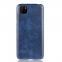 Чехол накладка текстурная отделка Кожа для Huawei Honor 9S/Y5p, цвет Синий