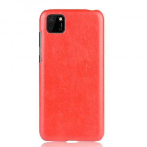 Чехол накладка текстурная отделка Кожа для Huawei Honor 9S/Y5p Красный