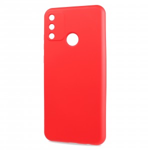 Матовый силиконовый чехол для Huawei Honor 9A с покрытием софт-тач Красный
