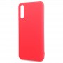 Силиконовый матовый непрозрачный чехол с нескользящим софт-тач покрытием для Huawei Y8p/30i, цвет Красный