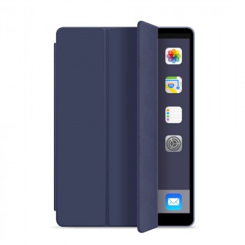Сегментарный чехол книжка подставка на непрозрачной силиконовой основе для Huawei MatePad Синий
