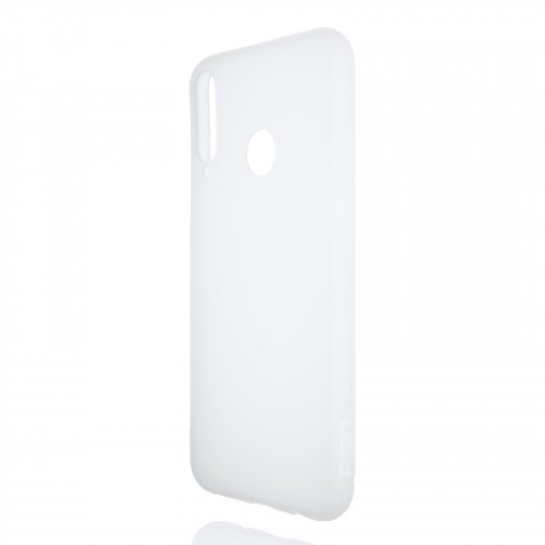 Силиконовый матовый полупрозрачный чехол для Huawei P40 Lite E/Honor 9C, цвет Белый