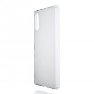 Силиконовый матовый полупрозрачный чехол для Sony Xperia L4
