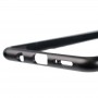 Металлический округлый бампер сборного типа на винтах с защитной стеклянной накладкой для Samsung Galaxy A30, цвет Черный