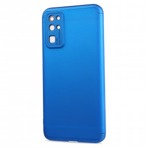 Трехкомпонентный сборный матовый пластиковый чехол для Huawei Honor 30 Синий