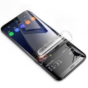 Экстразащитная термопластичная уретановая пленка на плоскую и изогнутые поверхности экрана для Samsung Galaxy S9