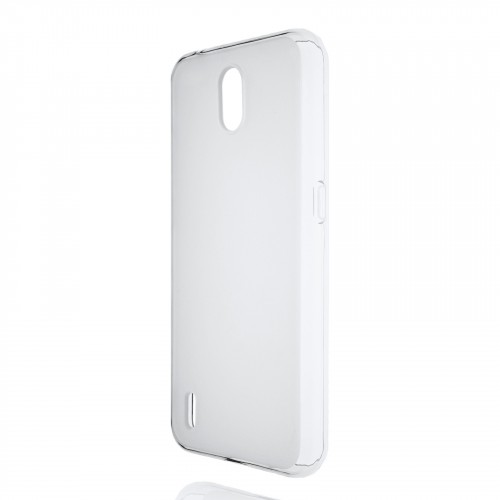 Силиконовый матовый полупрозрачный чехол для Nokia 1.3, цвет Белый