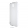 Силиконовый матовый полупрозрачный чехол для Nokia 1.3, цвет Белый