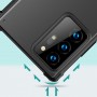 Силиконовый матовый непрозрачный чехол с поупрозрачной поликарбонатной накладкой для Samsung Galaxy Note 20 