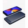 Матовый силиконовый чехол для Samsung Galaxy A01 Core с текстурным покрытием металлик, цвет Синий