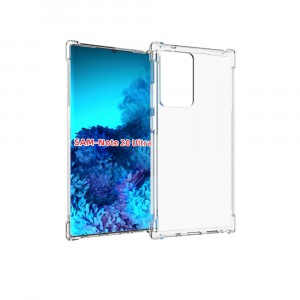 Прозрачный противоударный силиконовый чехол для Samsung Galaxy Note 20 Ultra с усиленными углами