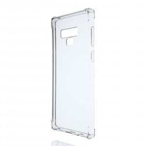 Силиконовый глянцевый транспарентный чехол с усиленными углами для Samsung Galaxy Note 9