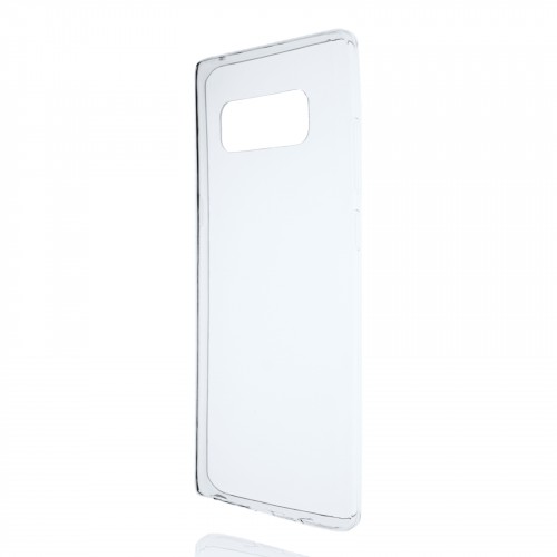 Силиконовый глянцевый транспарентный чехол для Samsung Galaxy Note 8