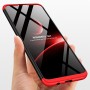 Трехкомпонентный сборный матовый пластиковый чехол для Samsung Galaxy A21s, цвет Красный