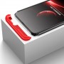 Трехкомпонентный сборный двухцветный пластиковый чехол для Samsung Galaxy A21s, цвет Красный