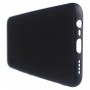Матовый силиконовый чехол для Realme C11 с покрытием софт-тач, цвет Черный