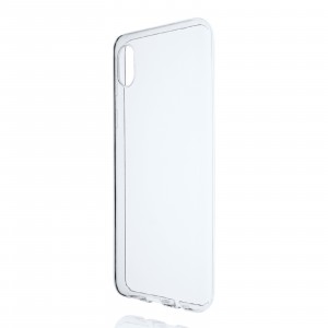 Силиконовый глянцевый транспарентный чехол для Samsung Galaxy A01 Core