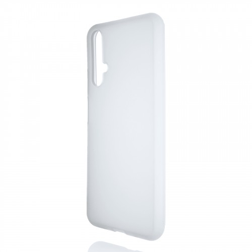 Силиконовый матовый полупрозрачный чехол для Huawei Honor 20/Huawei Nova 5T, цвет Белый