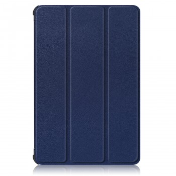 Сегментарный чехол книжка подставка на непрозрачной поликарбонатной основе для Huawei MatePad T10  Синий