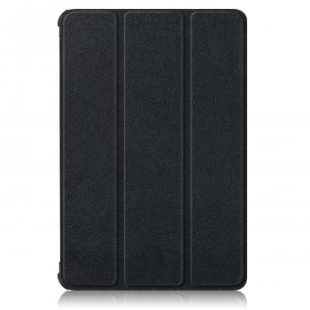 Сегментарный чехол книжка подставка на непрозрачной поликарбонатной основе для Huawei MatePad T10  Черный