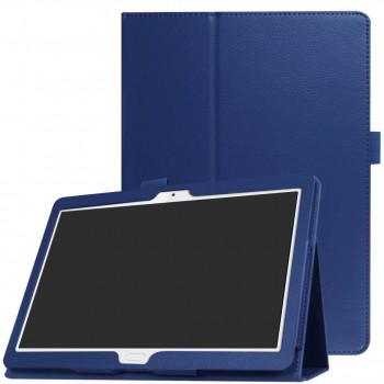 Чехол книжка подставка с рамочной защитой экрана и крепежом для стилуса для Huawei MatePad T10