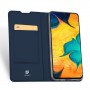 Чехол горизонтальная книжка подставка на силиконовой основе с отсеком для карт для Huawei Honor 30S, цвет Синий