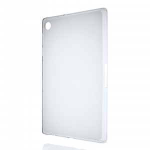 Силиконовый матовый полупрозрачный чехол для Lenovo Tab M10 Plus Белый