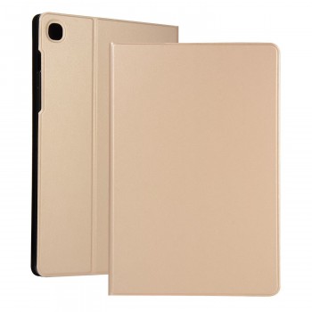 Чехол книжка подставка на непрозрачной силиконовой основе для Samsung Galaxy Tab A7 10.4 (2020) Бежевый