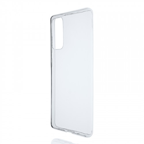 Силиконовый глянцевый транспарентный чехол для Samsung Galaxy S20 FE